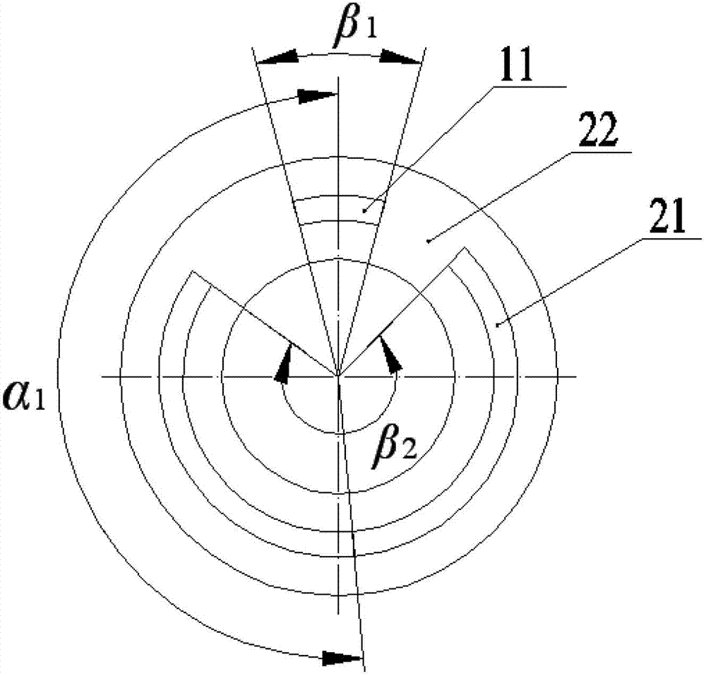 Axial-flow type self-pressurization gas wave refrigerating device and refrigerating method thereof