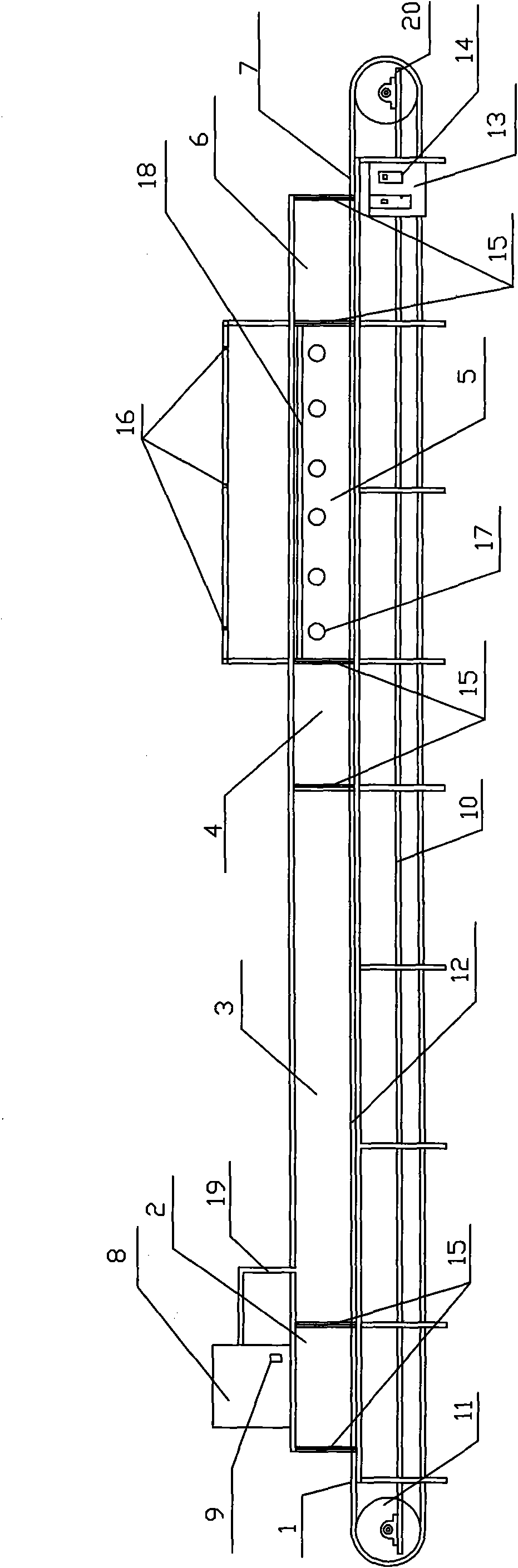 Large-scale aseptic-manipulation continuous production equipment