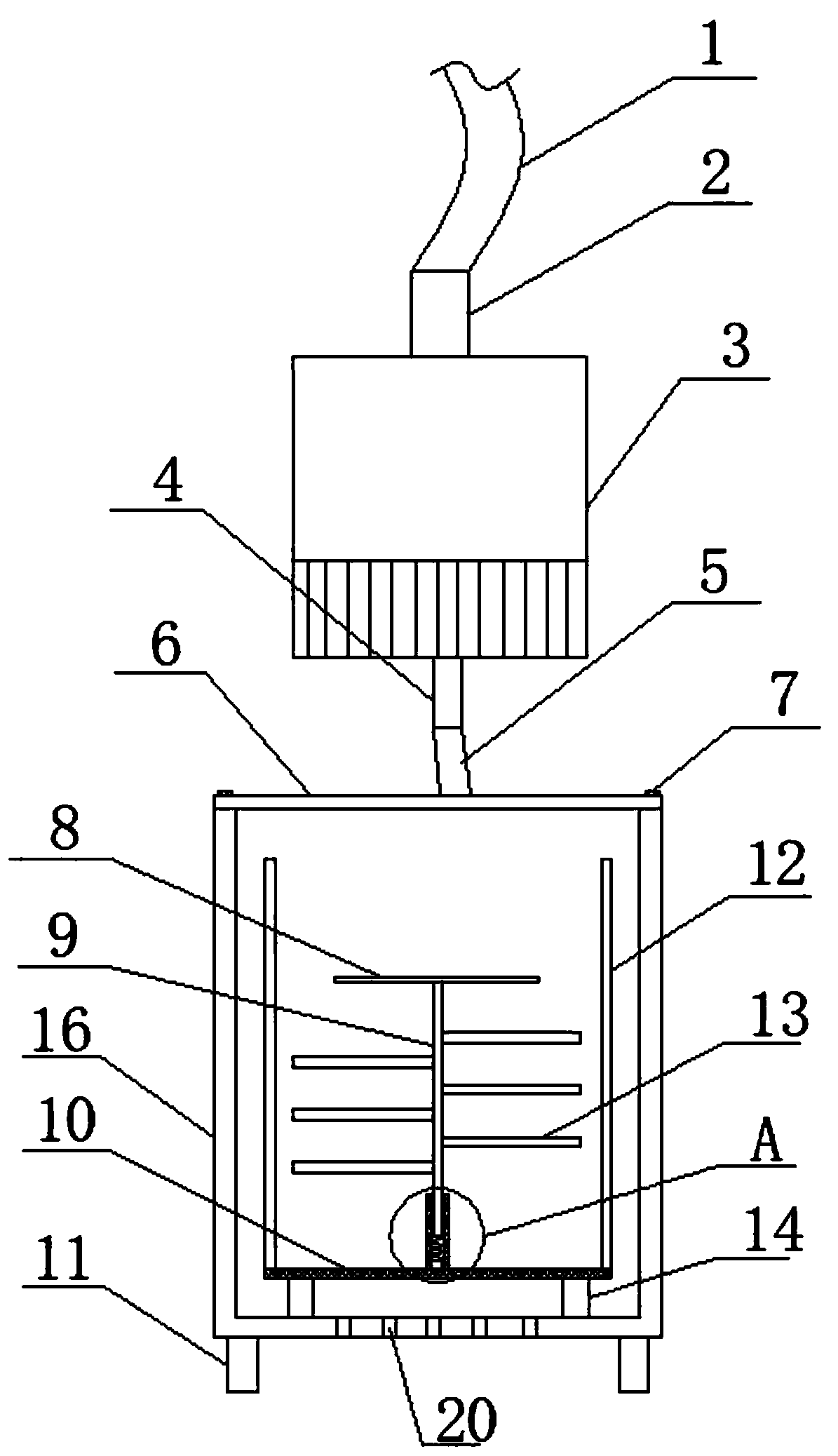 Drainage mechanism of fish culture container