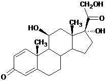 Preparation method of prednisolone