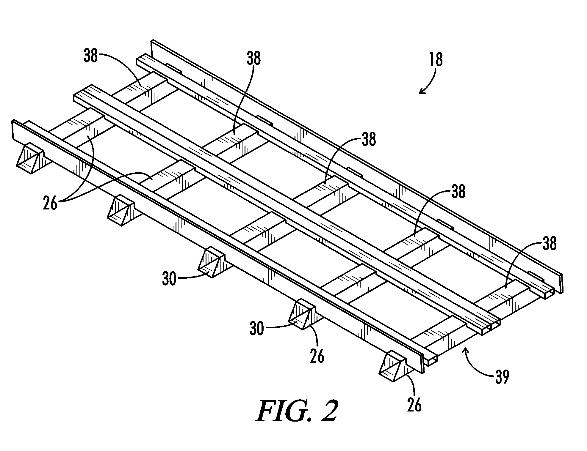 Composite support system for a fill media cooling tower