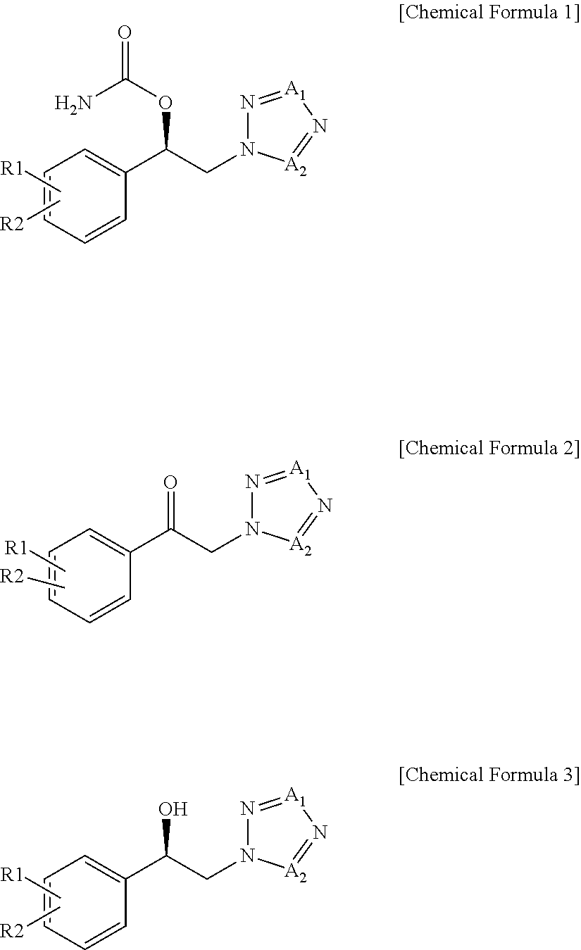 Method for Preparation of Carbamic Acid (R)-1-Aryl-2-Tetrazolyl-Ethyl Ester
