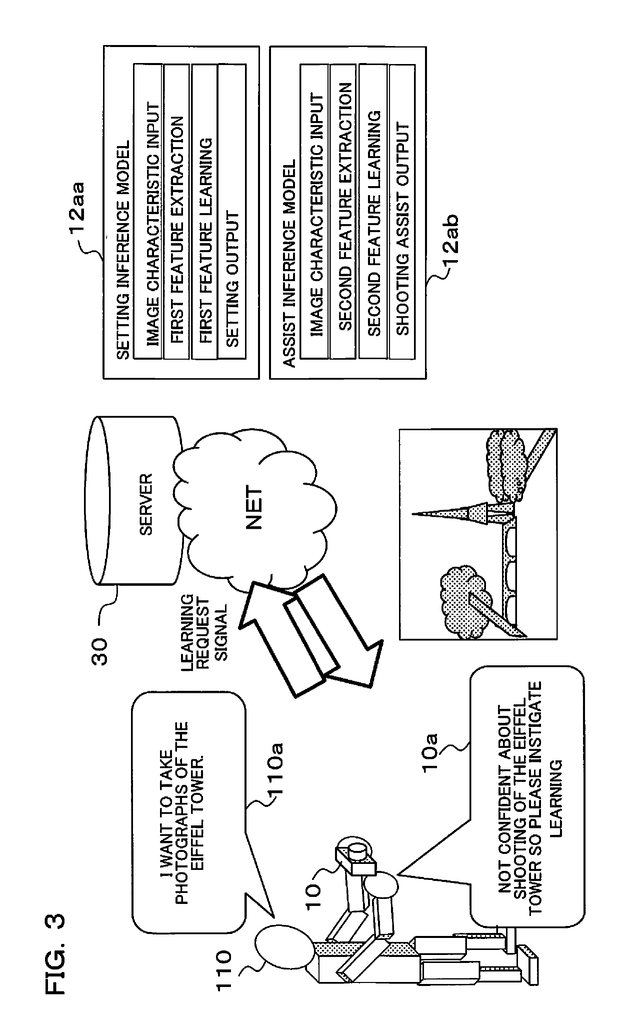 Imaging device, information terminal, control method for imaging device, and control method for information terminal