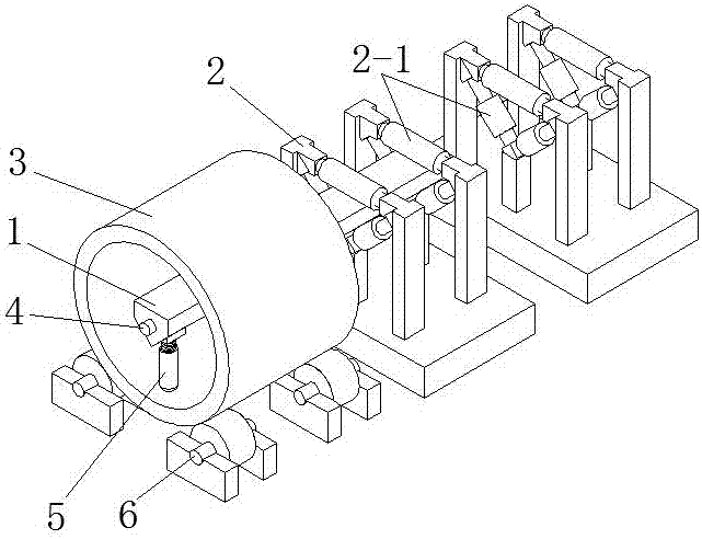 Method and device for spraying inner wall of mold die cavity of horizontal centrifuge