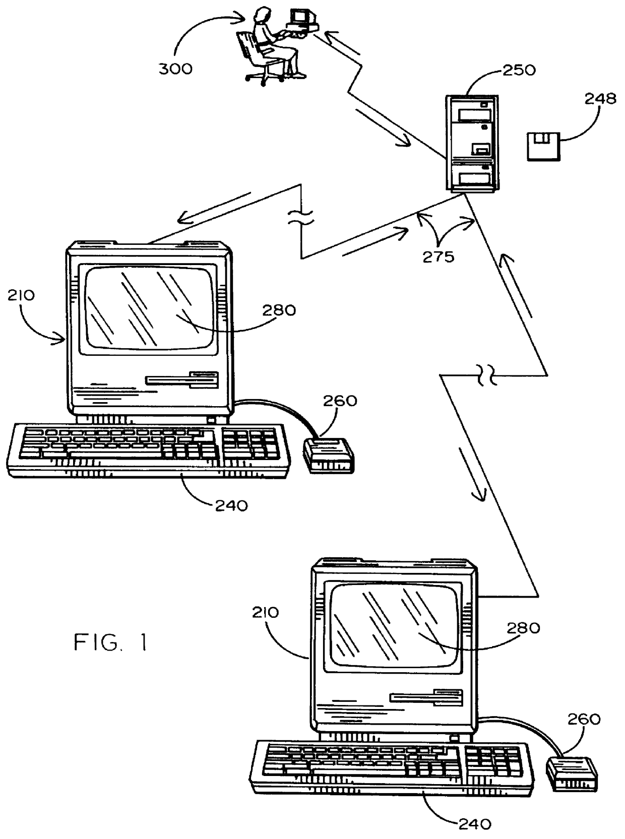 Method for supplying automatic status updates using electronic mail