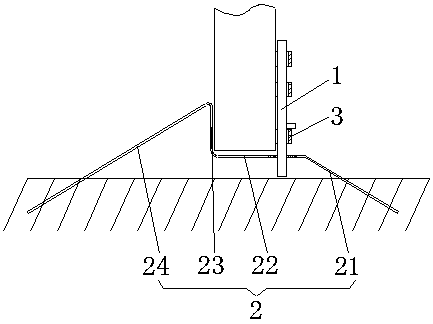 Door stop assembly used for double-door and use method of door stop assembly