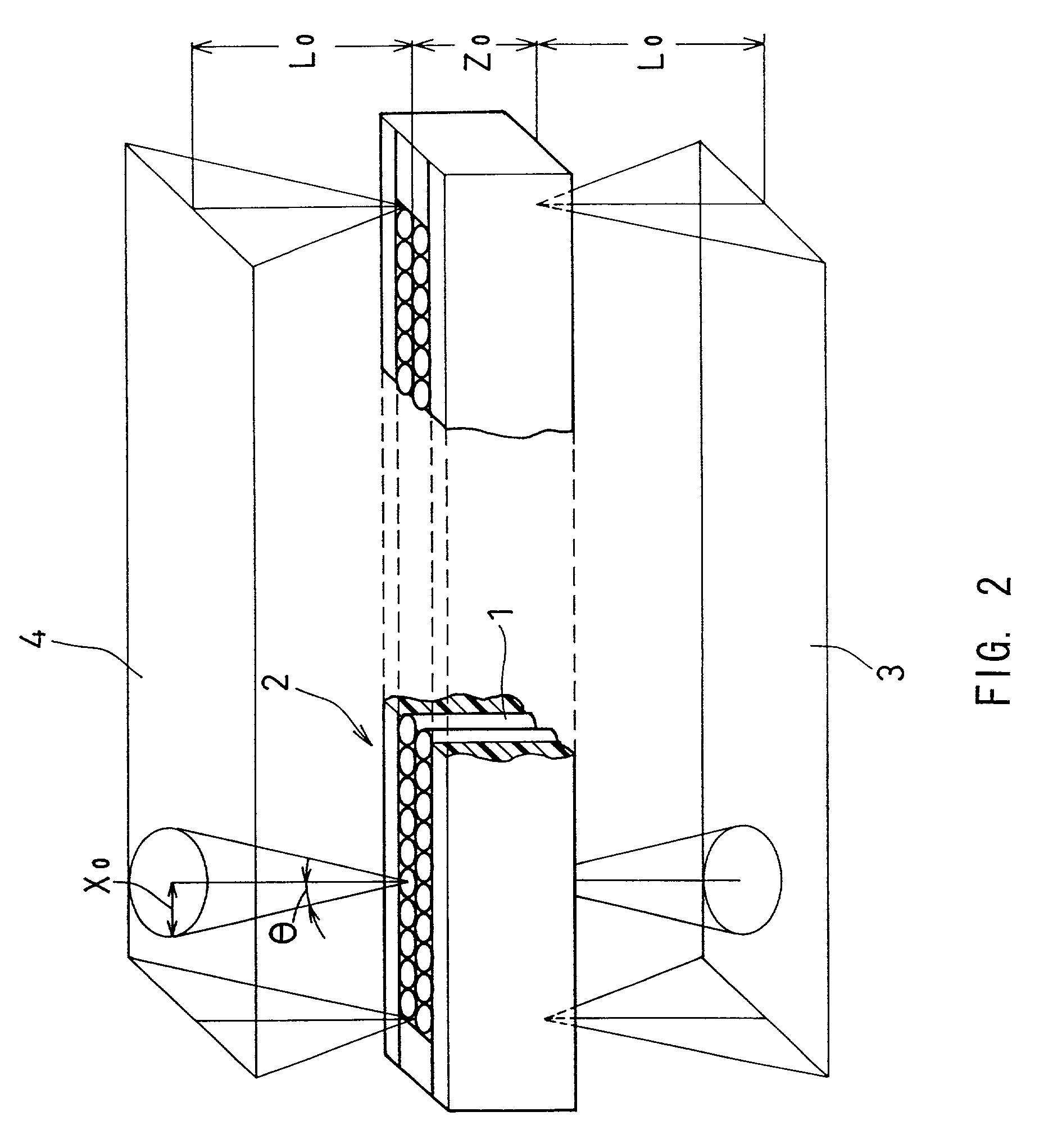 Optical imaging system with rod lens array