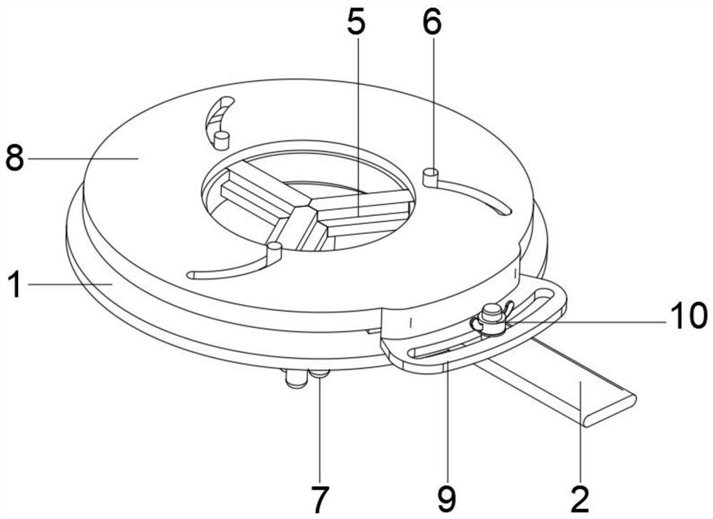 Private part expanding and supporting device for obstetric clinical operation