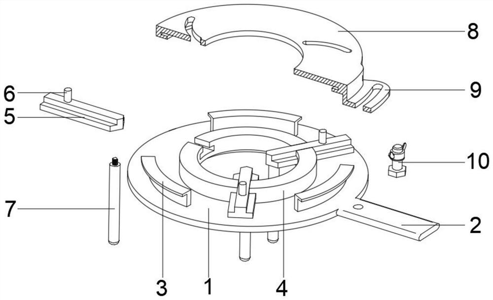 Private part expanding and supporting device for obstetric clinical operation