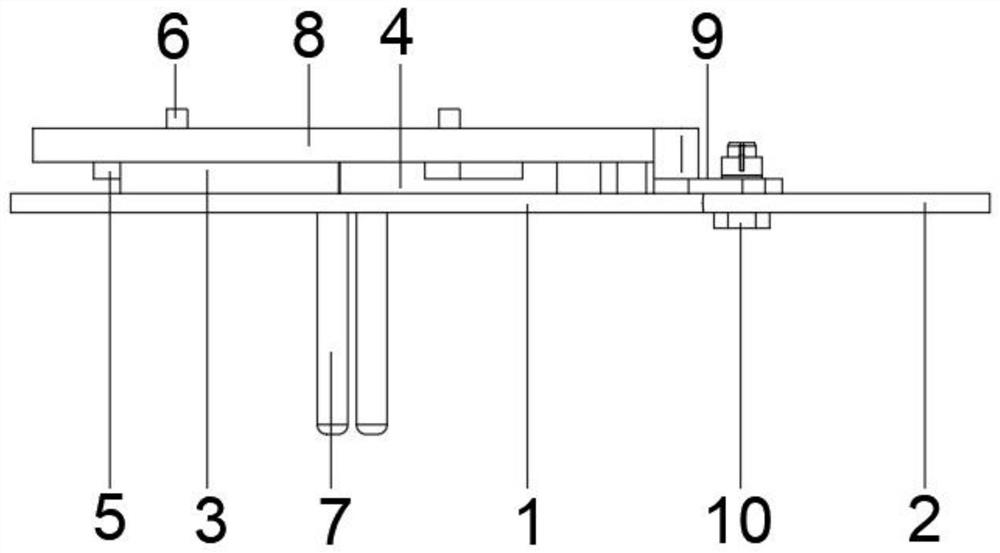 Private part expanding and supporting device for obstetric clinical operation