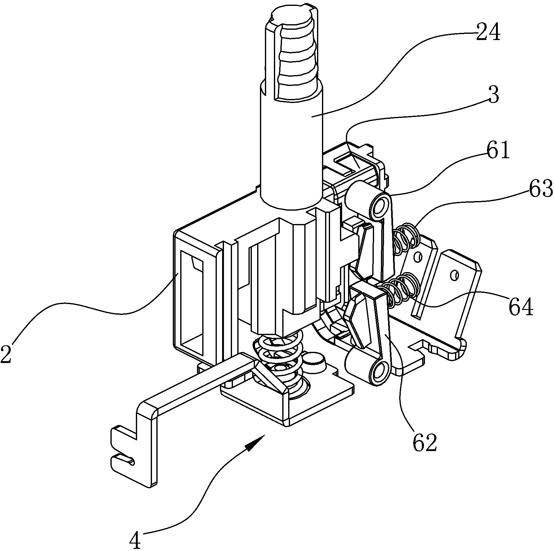 A kind of speed regulating switch with sudden jump function