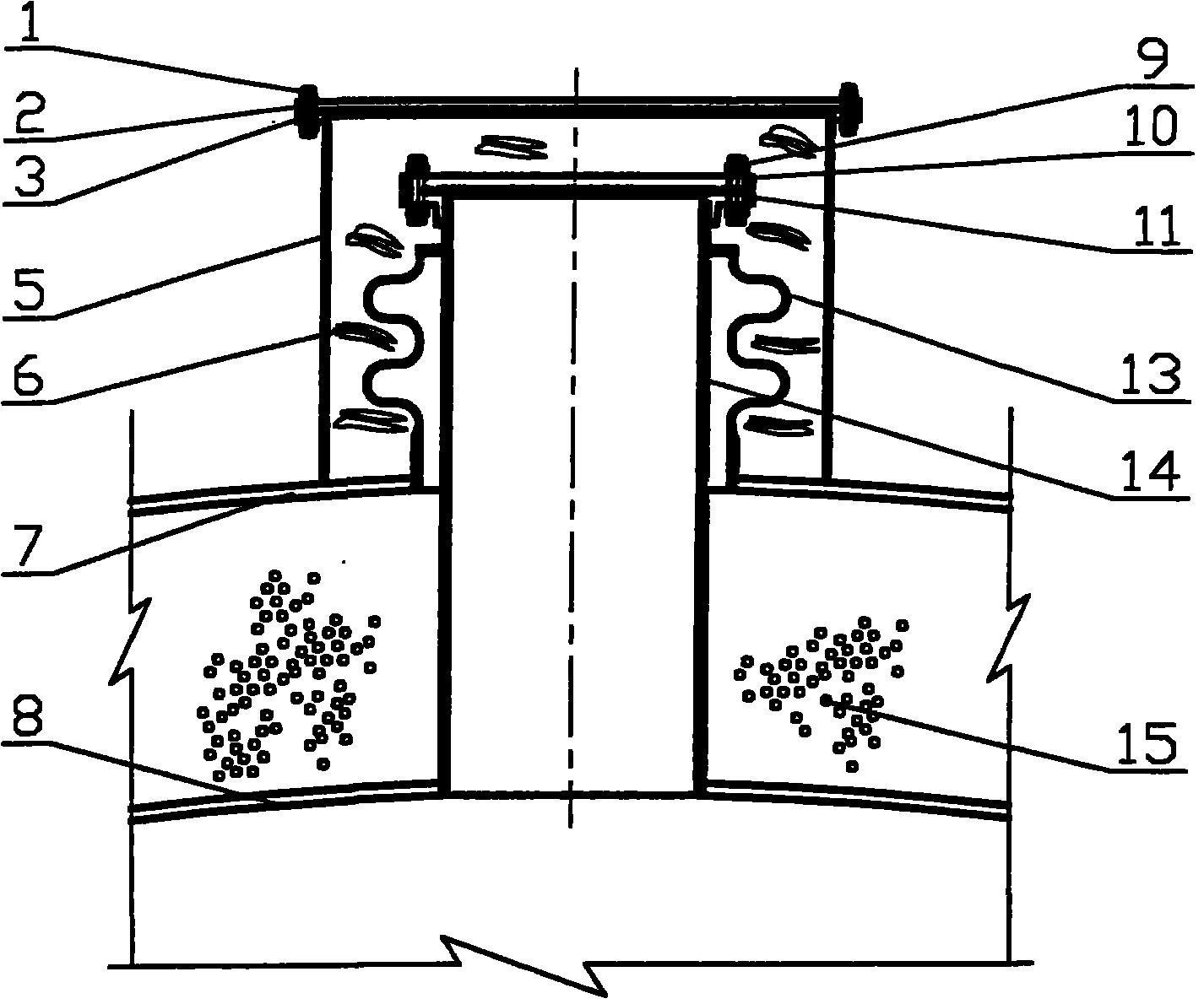 Manhole structure of inner container and outer container of low-temperature heat-insulation container
