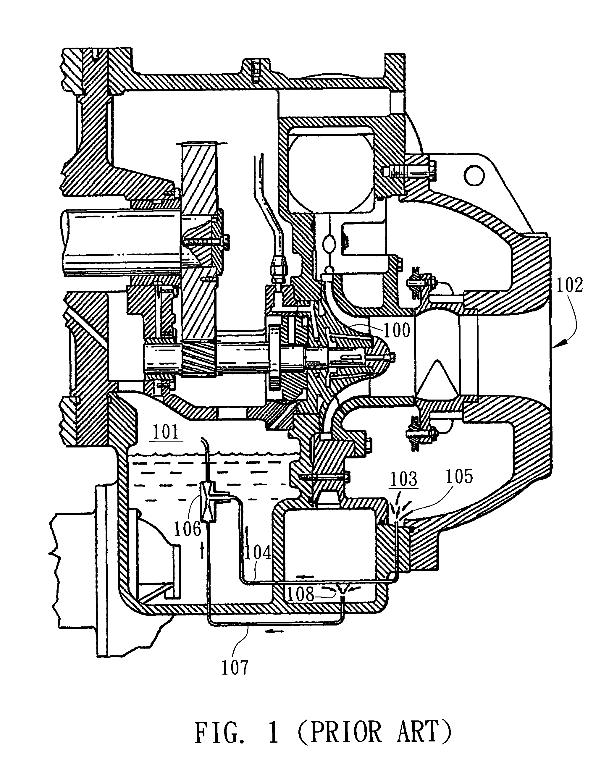 Rotor mechanism of centrifugal compressor