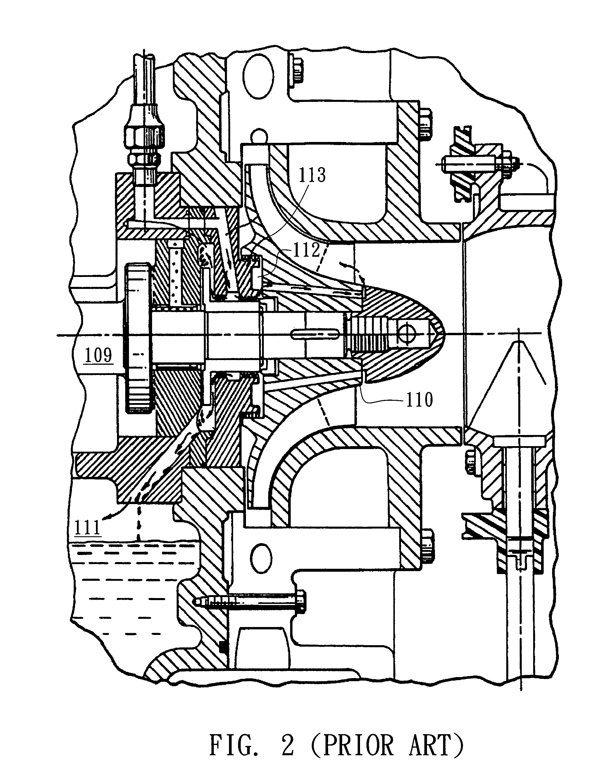Rotor mechanism of centrifugal compressor
