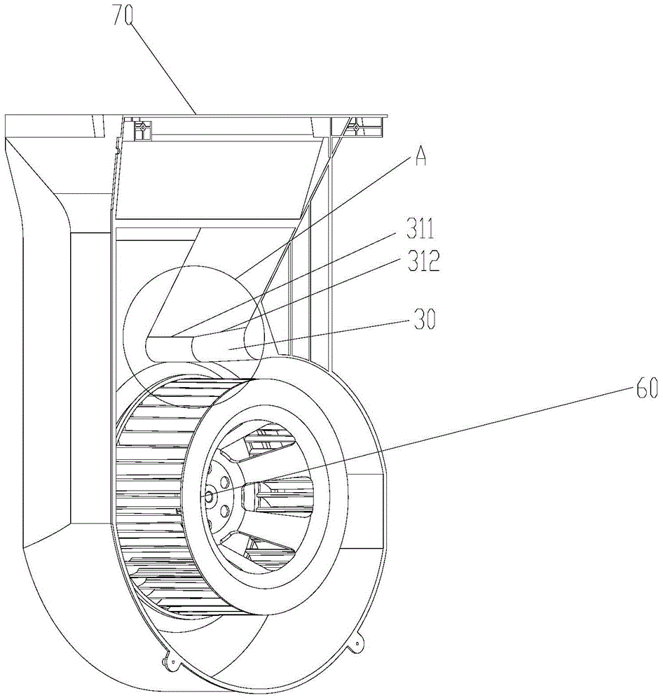 Centrifugal volute, centrifugal fan and air conditioner having same