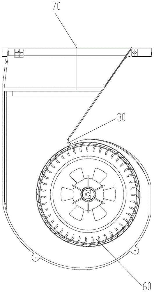 Centrifugal volute, centrifugal fan and air conditioner having same