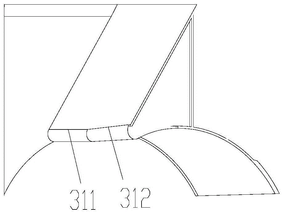 Centrifugal volute, centrifugal fan and air conditioner having same