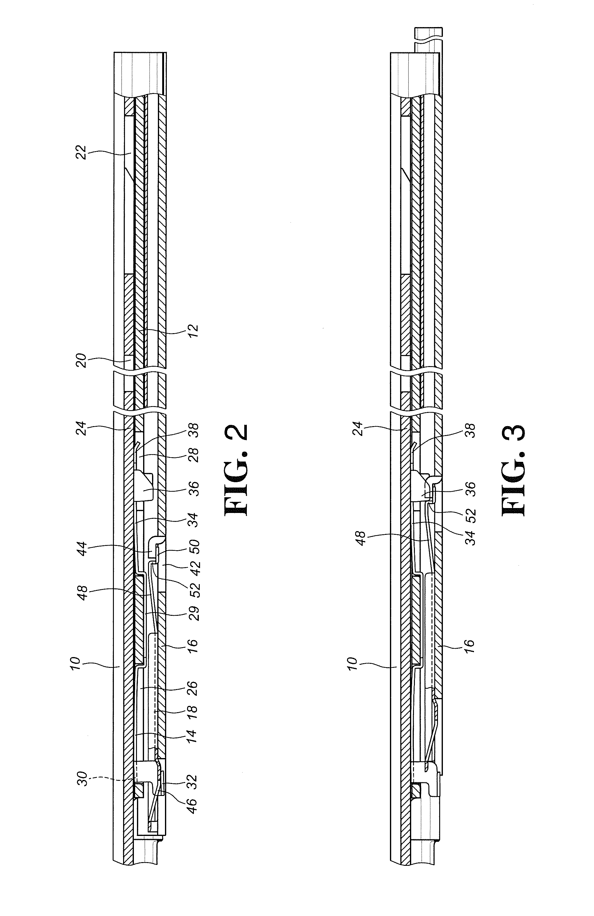 Slide assembly and connection device