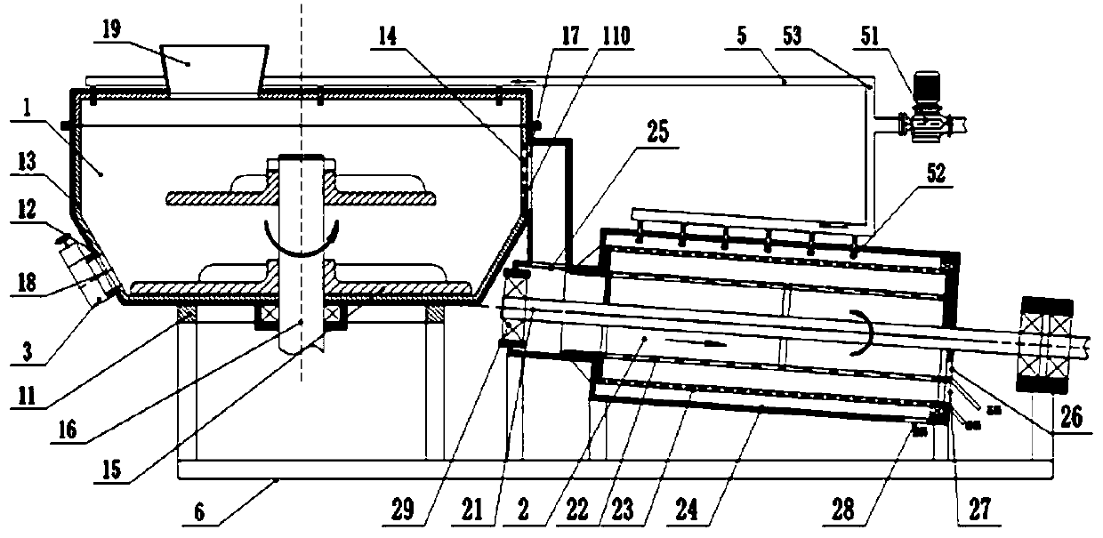 Device for separating waste concrete to manufacture sand, stone and silicate aluminate material