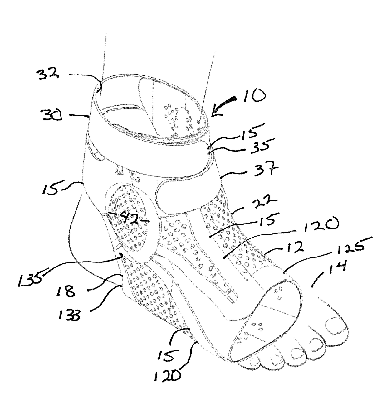 Dynamic tension brace or support