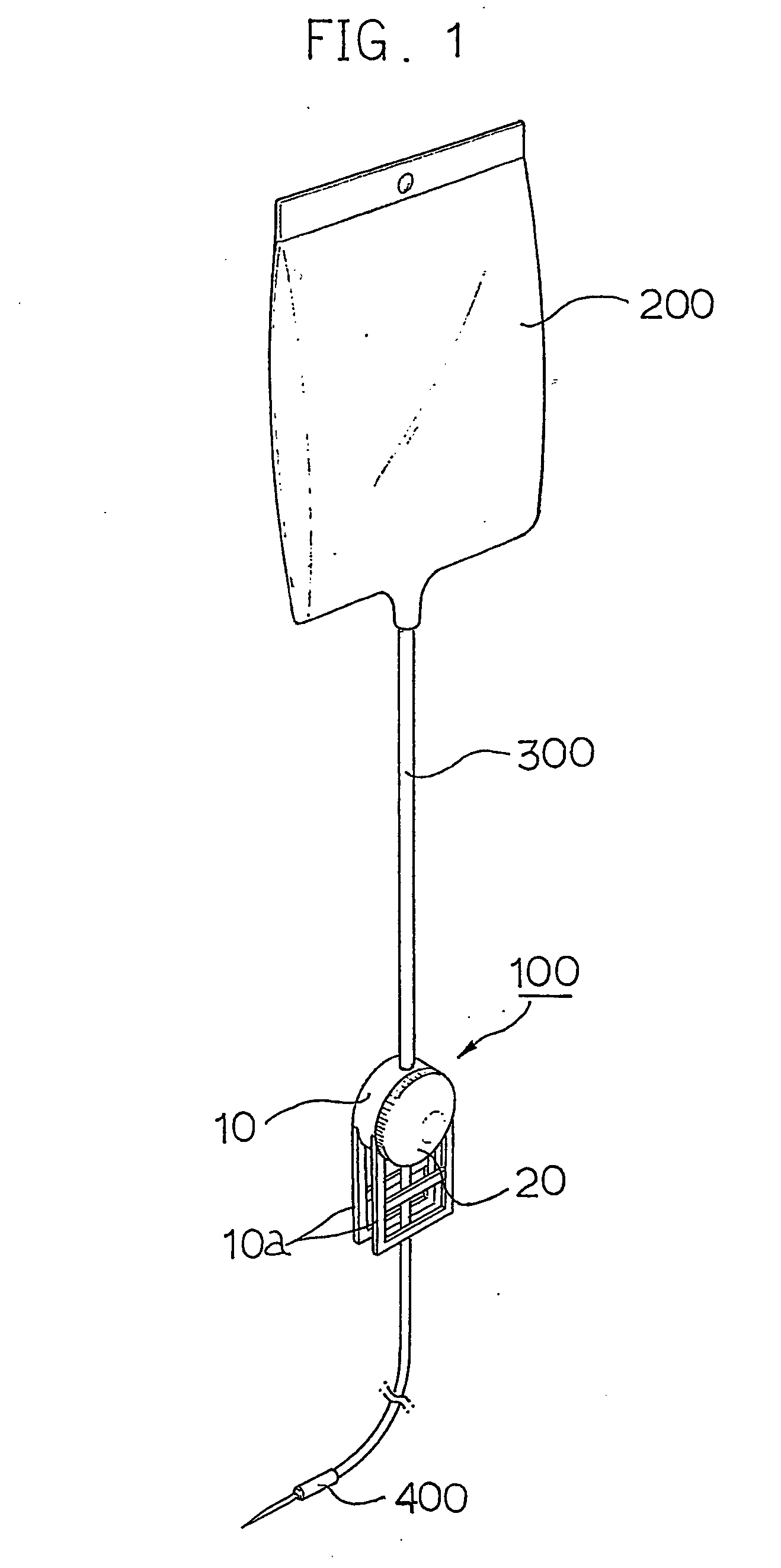 Device for regulating flow rate of intravenous medical solution during injection