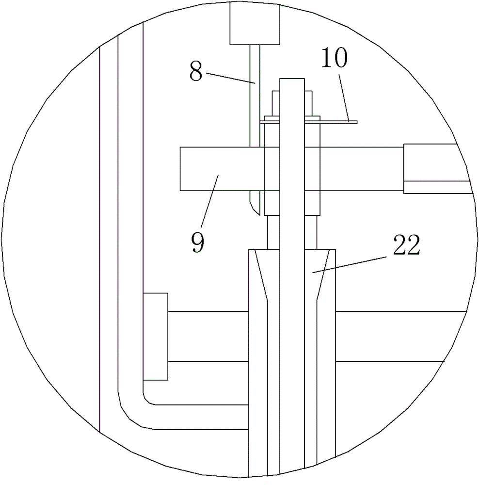 Automatic T-shaped framework winding device for small motor rotor and alpha winding-end winding method