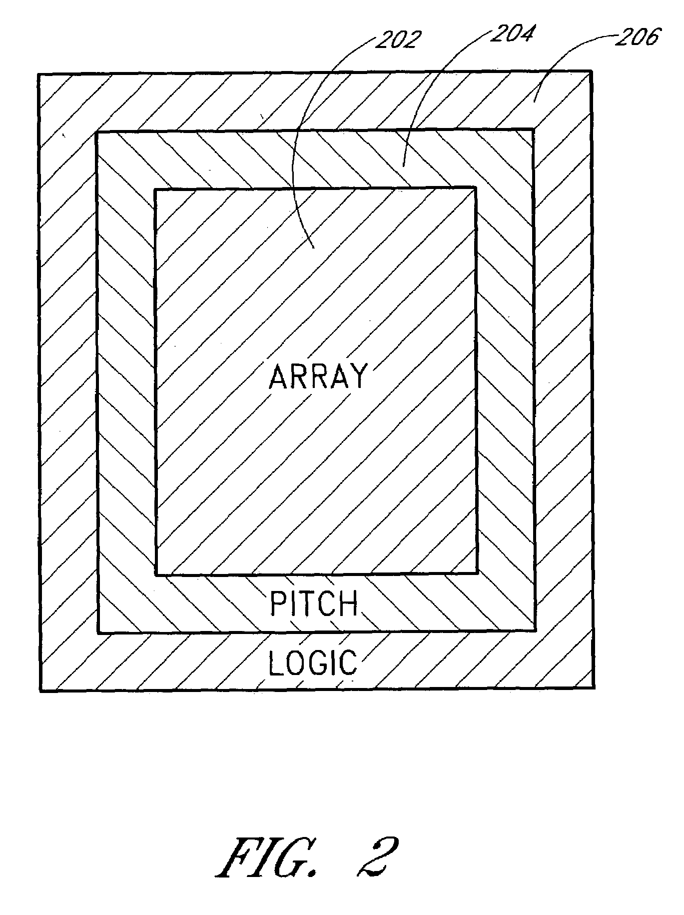 Integrated circuits with contemporaneously formed array electrodes and logic interconnects