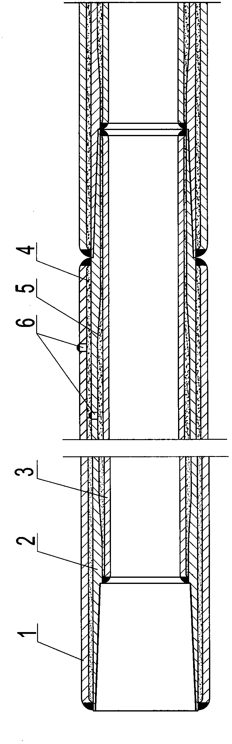 Heat-insulating oil sleeve and manufacturing method thereof