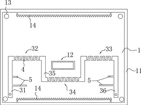 A C-band Orthogonal Bridge with Shielded Wires