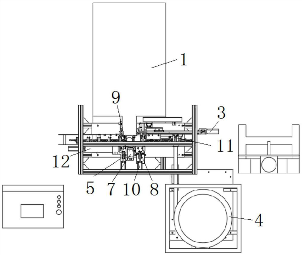 A chain automatic welding device and welding process