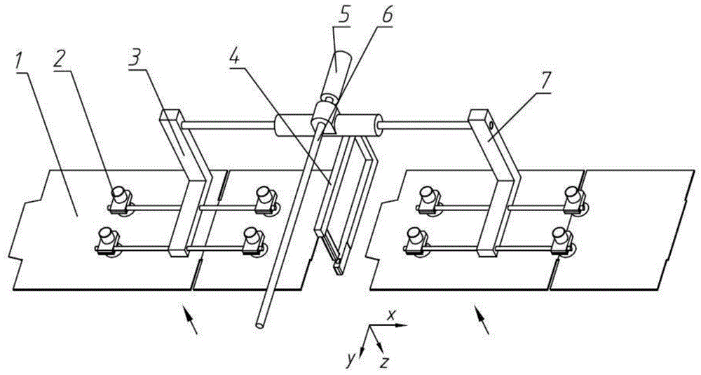 Simple double-piece nail box machine