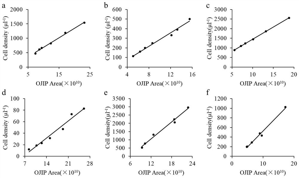 A method for measuring primary productivity of water body based on pea fluorescence curve