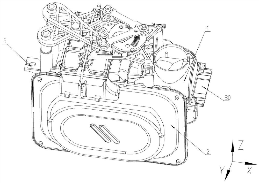 Novel diaphragm gas meter movement structure