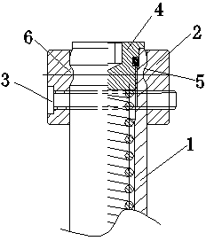 Connecting structure between motorcycle front damper and direction column