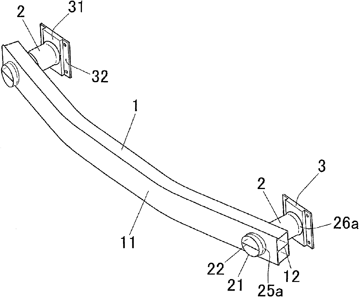 Vehicle bumper beam and manufacturing method thereof