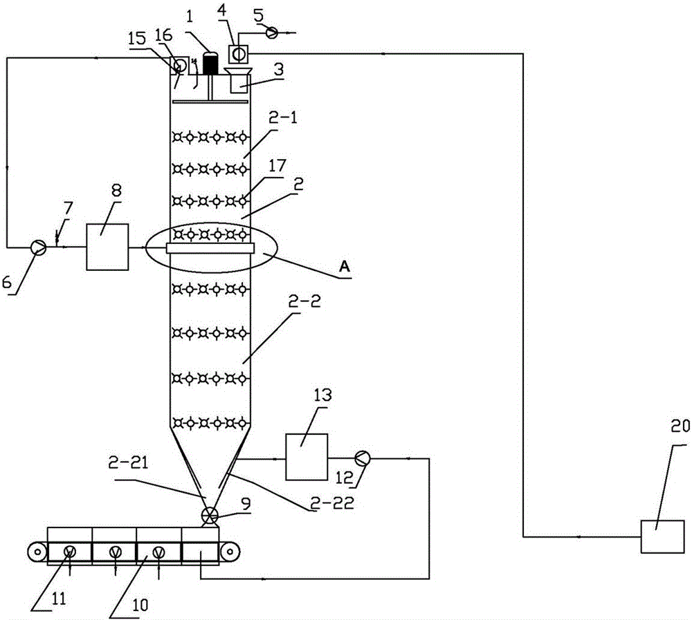 Vertical type three-dimensional polyester short fiber relaxation heat-setting machine