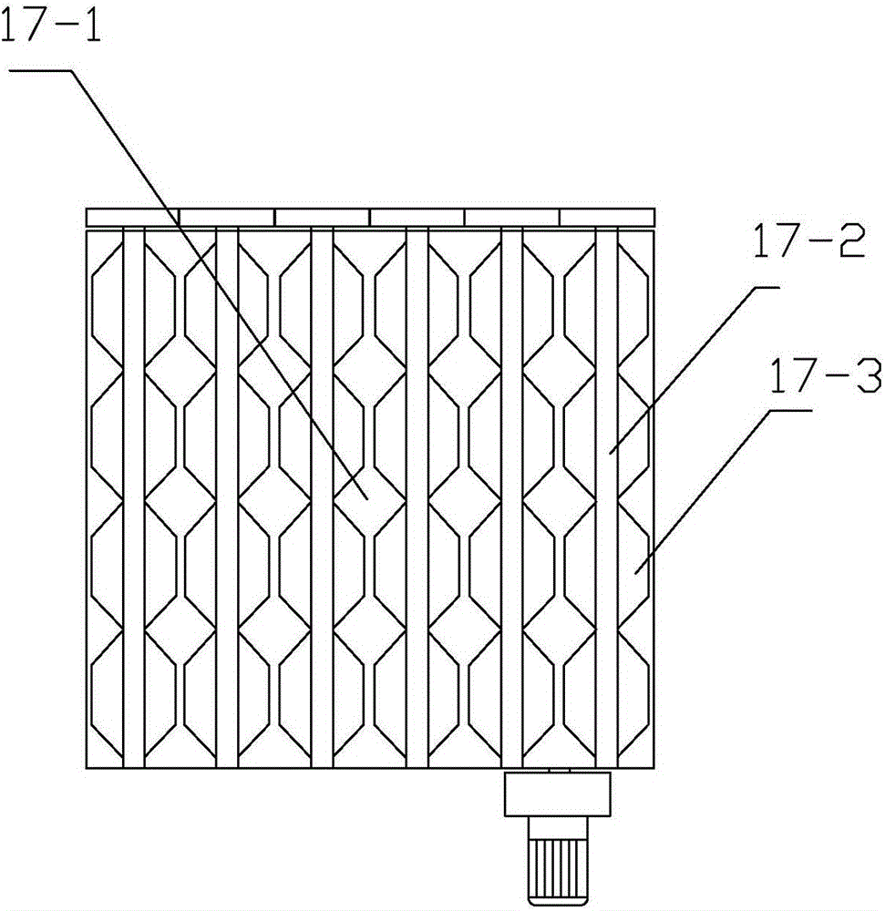 Vertical type three-dimensional polyester short fiber relaxation heat-setting machine