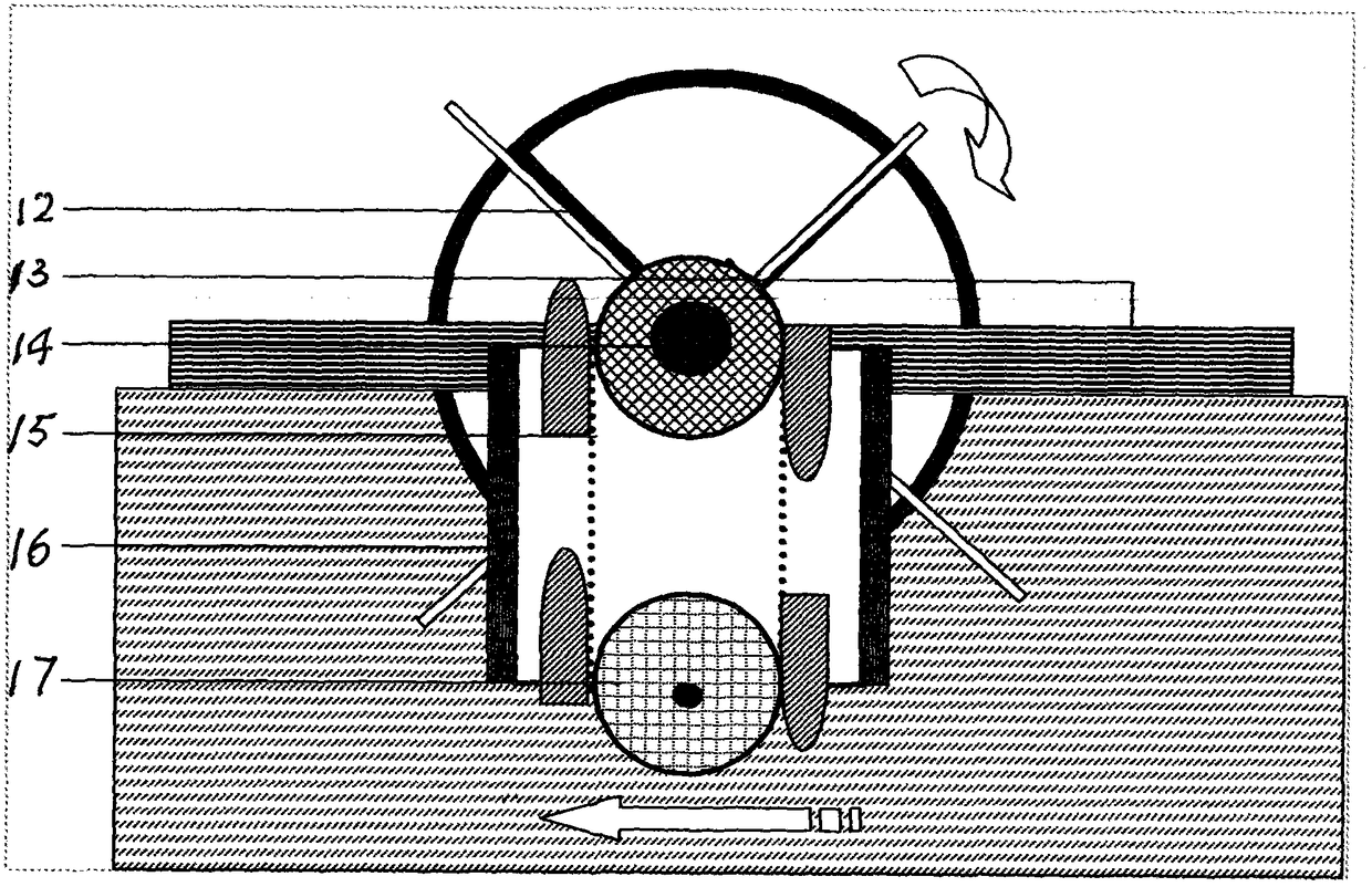 A self-propelled raft-type river dredging device