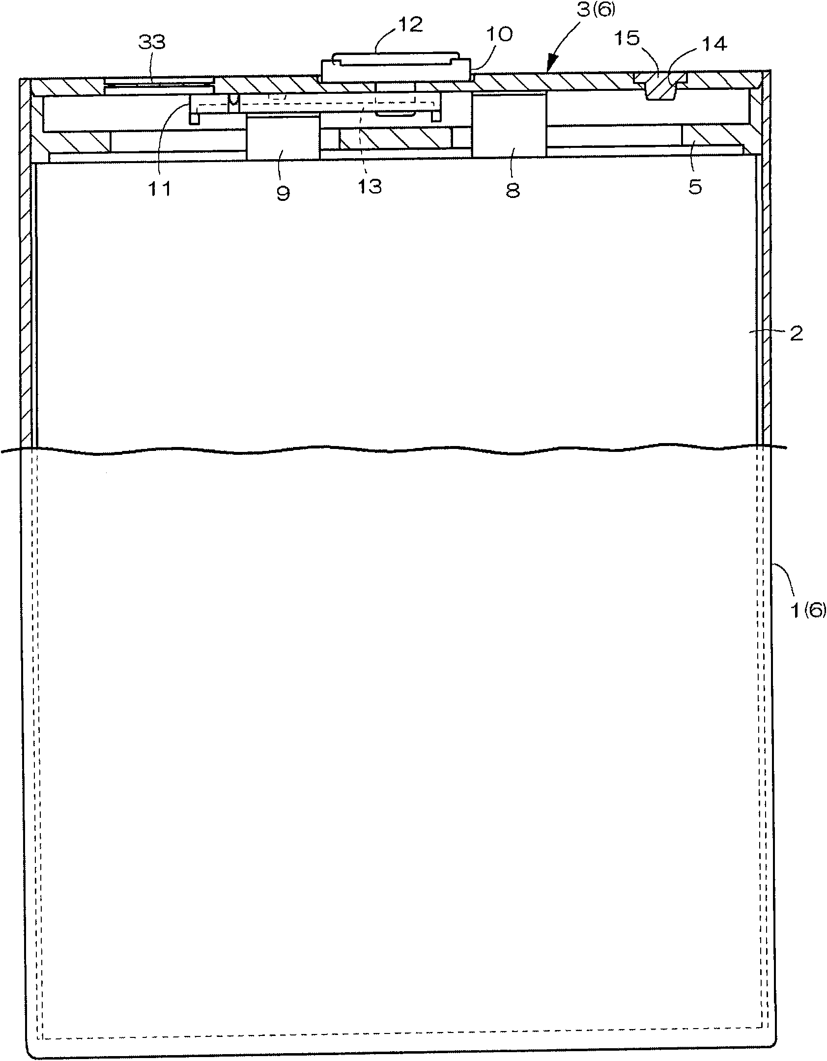 Method for manufacturing sealed cell