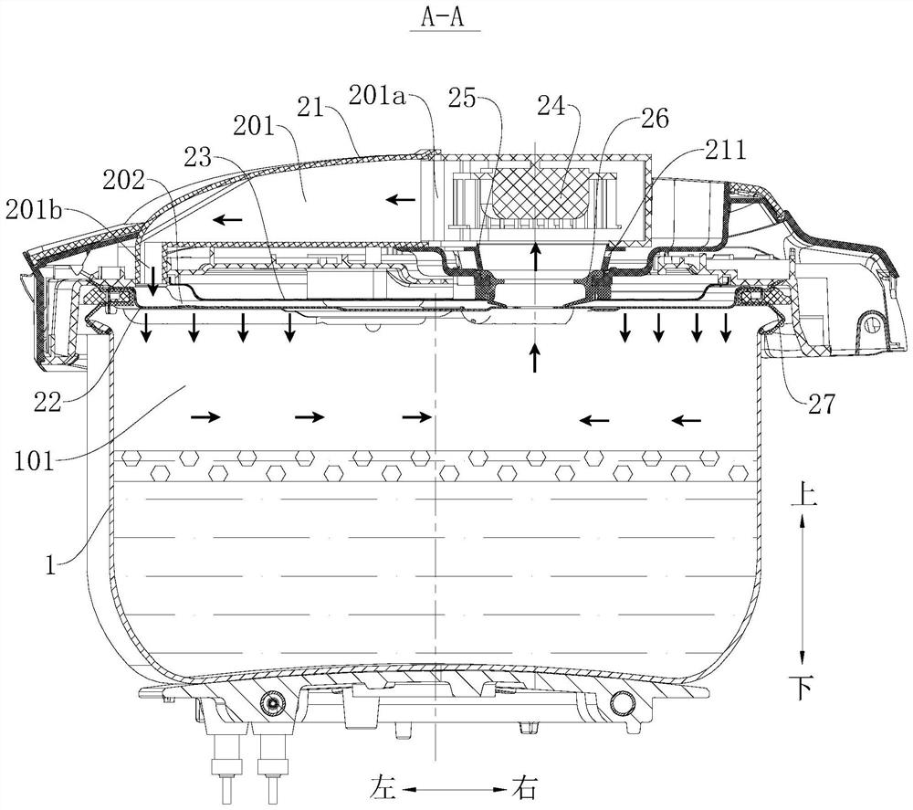 Cover assembly for cooking appliance, cooking appliance and control method, and electric cooker