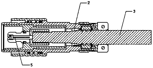 Rail motor coach connector for crimping and shielding cables