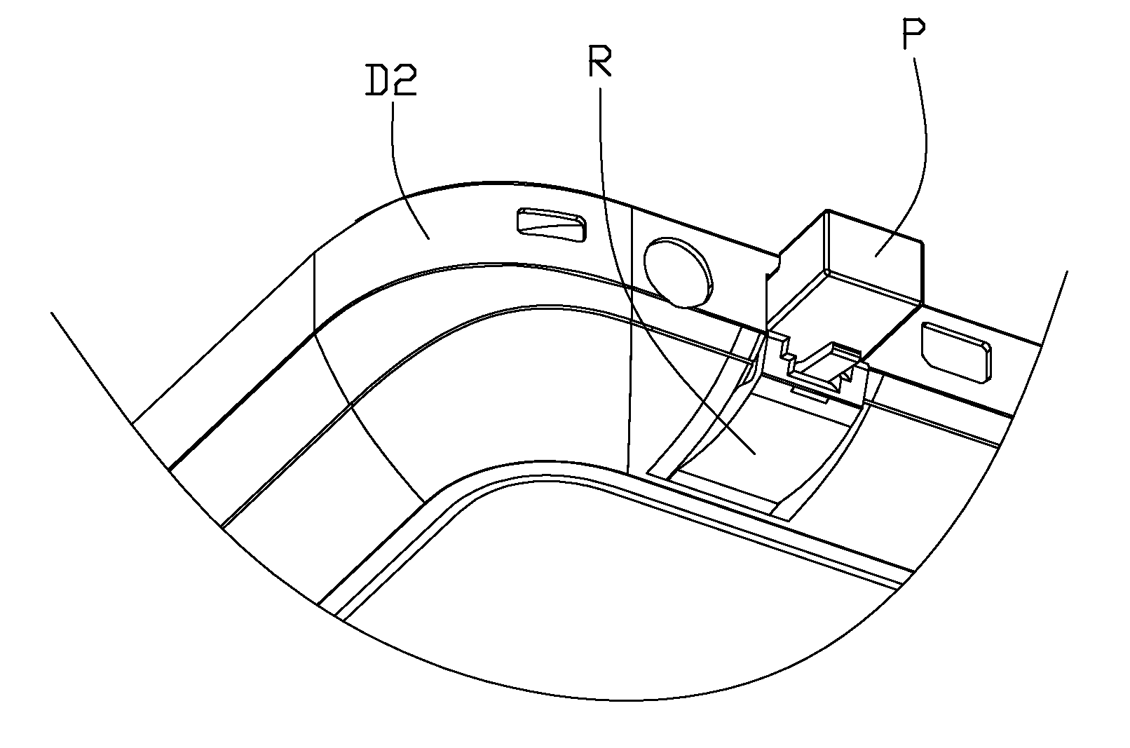 Electrical device with a clamshell electrical connector