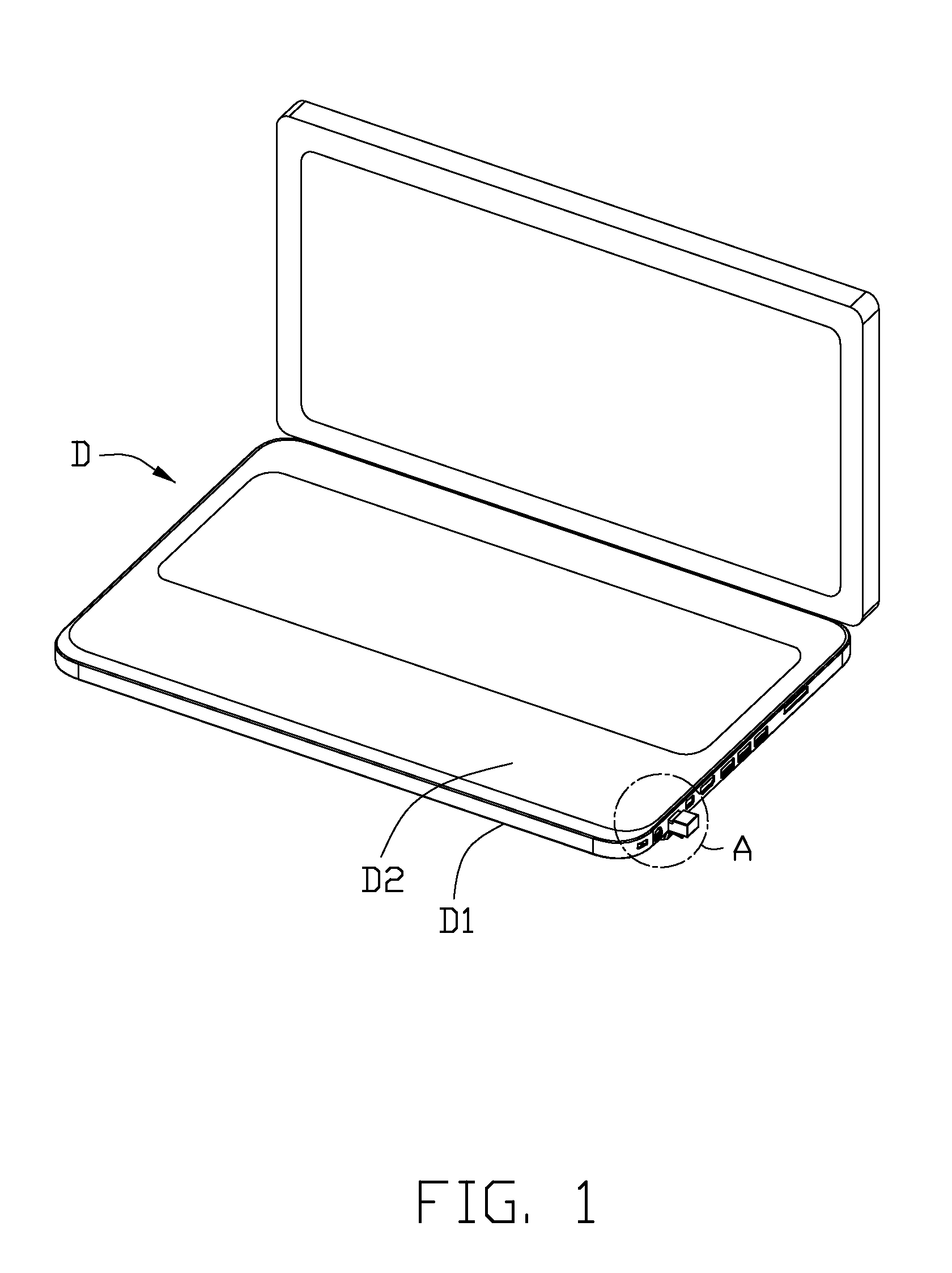 Electrical device with a clamshell electrical connector
