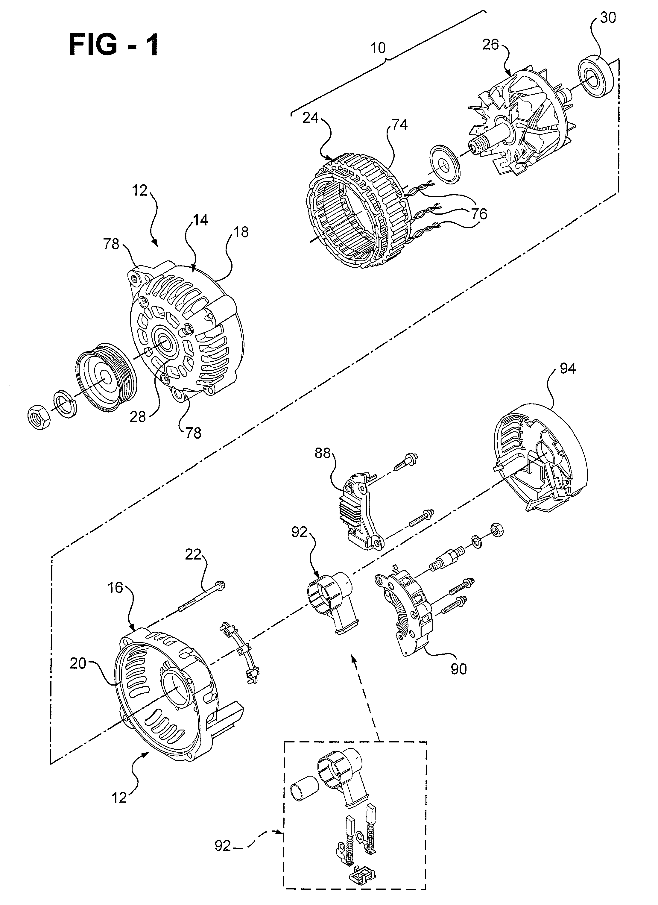 Alternator and method of manufacture
