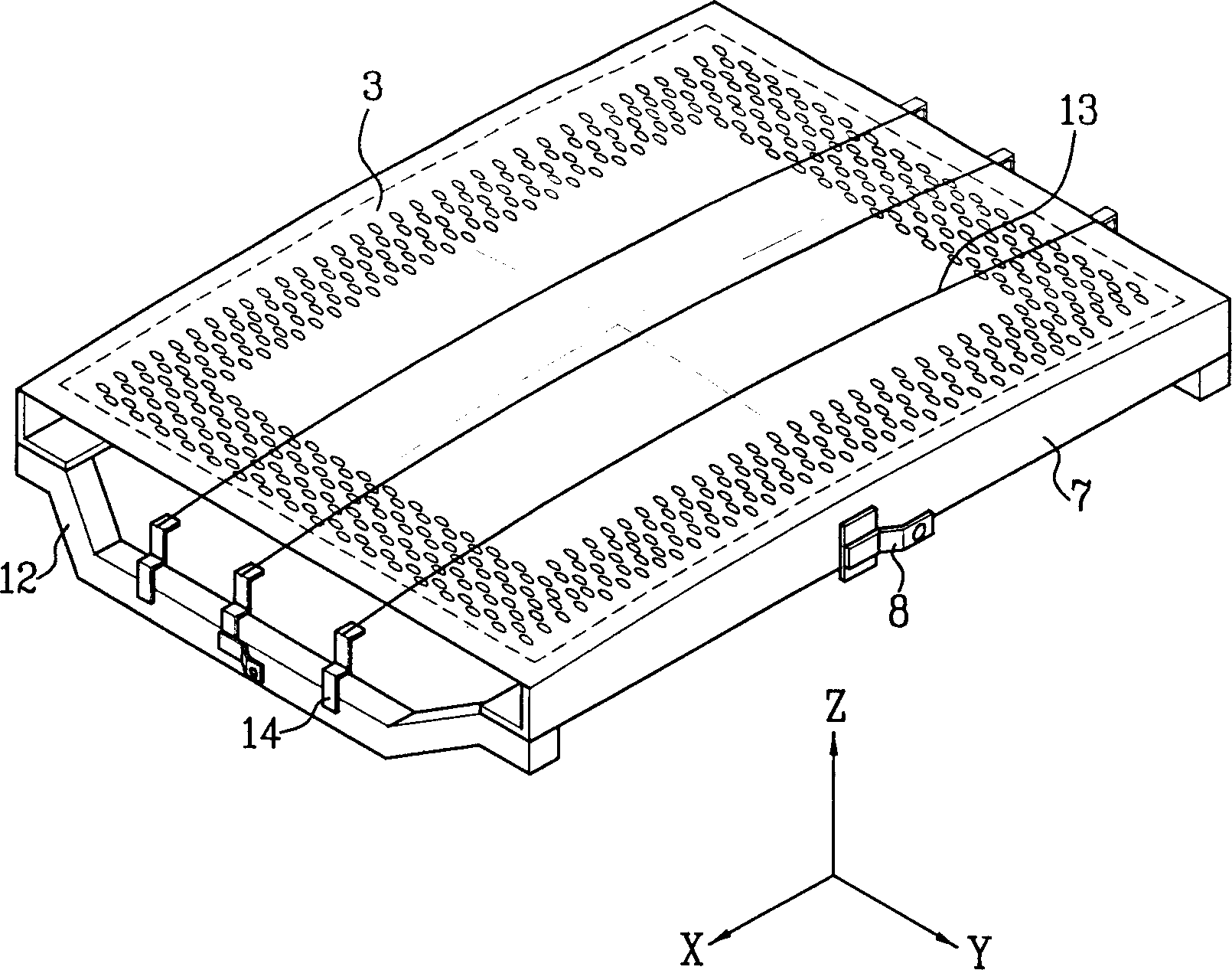 Dynamic shock-absorber in CRT