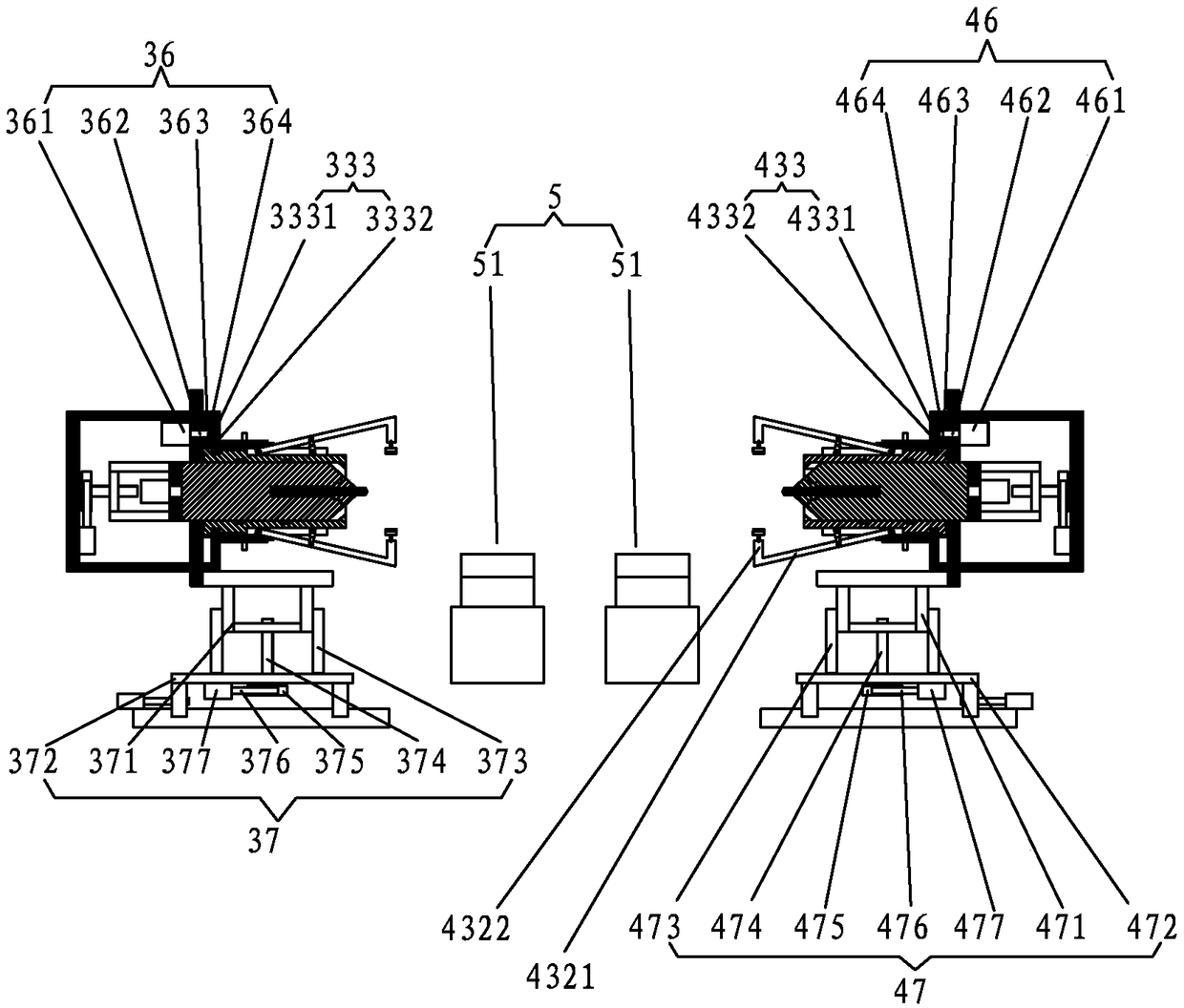 Automatic high quality rotary cutting device