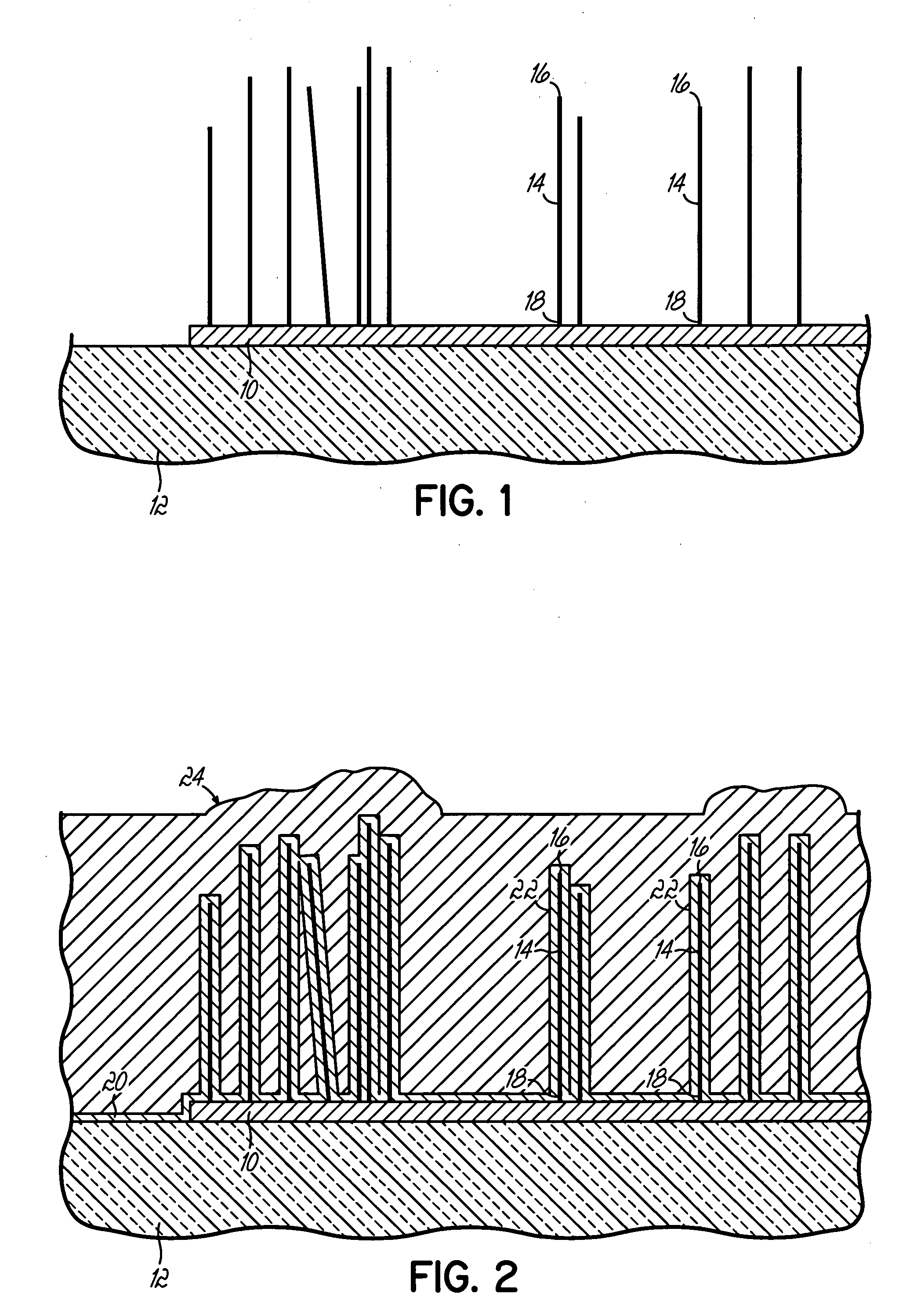 Vertical nanotube semiconductor device structures and methods of forming the same
