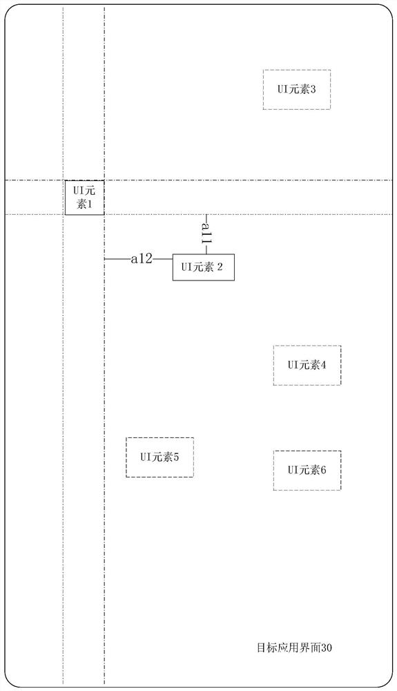 Interface element display method and device, storage medium and electronic equipment