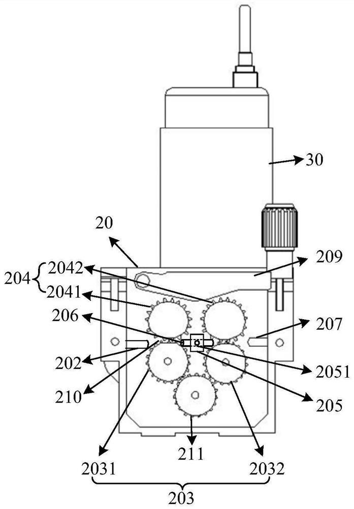 Wire feeder auxiliary guiding device and wire feeder