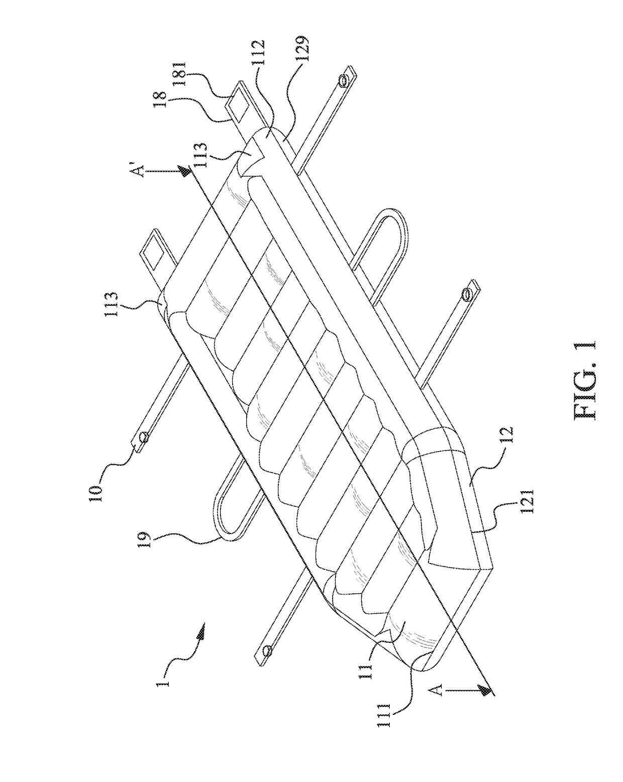 Inflatable stretcher